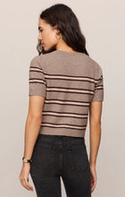 Load image into Gallery viewer, Gatewood Stripe Sweater- Heather Ash