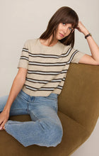 Load image into Gallery viewer, Gatewood Stripe Sweater- Light Oatmeal Heather