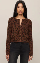 Load image into Gallery viewer, Medina Leopard Cardigan - Burnt Umber