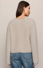 Load image into Gallery viewer, Winterglow Fluffy Cardigan- Frosted Pearl