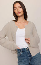 Load image into Gallery viewer, Winterglow Fluffy Cardigan- Frosted Pearl