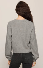 Load image into Gallery viewer, Westmont Henley Sweater- Classic Heather Grey