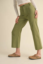 Load image into Gallery viewer, High Waist Cropped Wide Leg