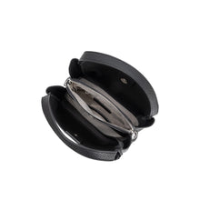 Load image into Gallery viewer, Felicity Black Recycled Vegan Top Handle Bag