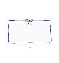 Load image into Gallery viewer, Navy Bow Little Notes® – Boxed Set of 85 Mini Notecards