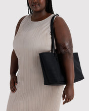 Load image into Gallery viewer, Medium Nylon Reversible Tote- Black Mix