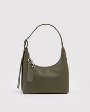 Load image into Gallery viewer, Baggu Mini Recycled Leather Shoulder Bag- Loden