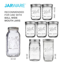 Load image into Gallery viewer, Jarware Cocktail Shaker Lid for Wide Mouth Mason Jar