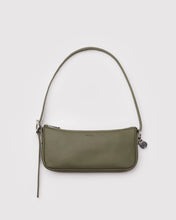 Load image into Gallery viewer, Baggu Recycled Leather Pochette- Loden
