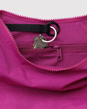 Load image into Gallery viewer, Baggu Medium Nylon Crescent Bag- Deep Fuchsia