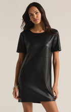 Load image into Gallery viewer, London Faux Leather Dress - Black