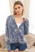 Load image into Gallery viewer, Pine Fuzzy Knit Hoodie Cardigan