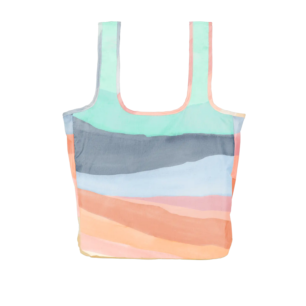 Large Twist and Shouts Bag- Sunset Stripes