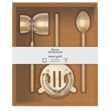 Load image into Gallery viewer, Matte Gold Bar Tools Set of 3