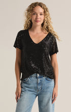 Load image into Gallery viewer, Marbella V-Neck Sequin Top