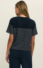 Load image into Gallery viewer, Harbor Striped Shirt- Eclipse