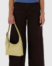 Load image into Gallery viewer, Baggu Mini Recycled Leather Shoulder Bag- Straw