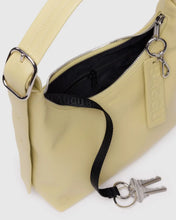Load image into Gallery viewer, Baggu Mini Recycled Leather Shoulder Bag- Straw
