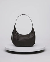 Load image into Gallery viewer, Baggu Medium Recycled Leather Crescent Bag- Brown