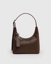 Load image into Gallery viewer, Baggu Mini Recycled Leather Shoulder Bag- Brown