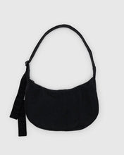 Load image into Gallery viewer, Baggu Medium Nylon Crescent Bag- Black