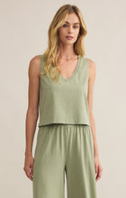 Load image into Gallery viewer, Sloane V-neck Top- Avocado