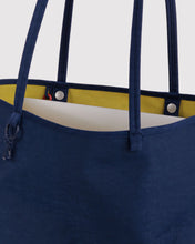 Load image into Gallery viewer, Medium Nylon Reversible Tote- Navy Mix