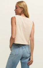 Load image into Gallery viewer, Noelle Textured Tank Top- Whisper White
