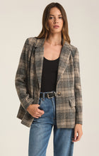 Load image into Gallery viewer, Kingston Relaxed Plaid Blazer- Earthen Grey
