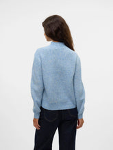 Load image into Gallery viewer, Blue High Neck Sweater