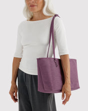 Load image into Gallery viewer, Medium Nylon Reversible Tote- Wild Plum Mix