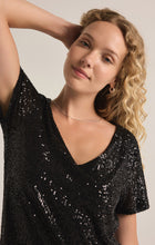 Load image into Gallery viewer, Marbella V-Neck Sequin Top