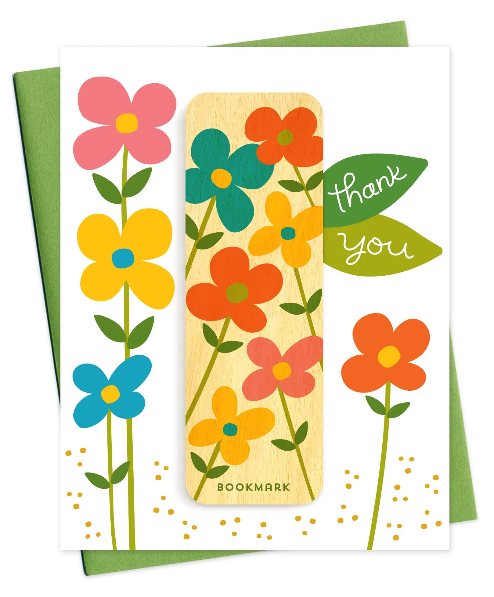 Flowers Bookmark Thank You Card – Hazelkin