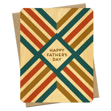 Load image into Gallery viewer, Rustic Lines Wood Father's Day Card