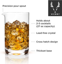 Load image into Gallery viewer, 800mL Crystal Mixing Glass