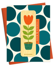 Load image into Gallery viewer, Tulip Bookmark Thank You Card