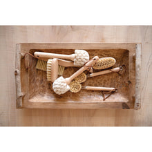 Load image into Gallery viewer, Beech Wood Dish Brush with Leather Strap
