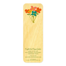 Load image into Gallery viewer, Flowers Bookmark Thank You Card