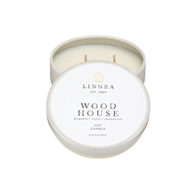 Load image into Gallery viewer, Wood House - Petite 3oz - Linnea Candles
