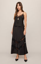 Load image into Gallery viewer, Kori Lace Inset Skirt - Black

