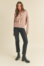 Load image into Gallery viewer, Sand Henley Pullover
