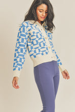 Load image into Gallery viewer, Patterned Long Sleeve - Sapphire Blue
