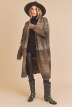 Load image into Gallery viewer, Confetti Duster Cardi - Brown
