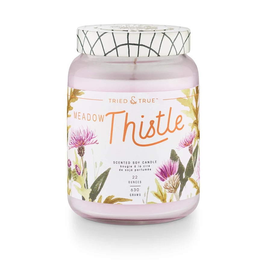 Xlarge Meadow Thistle Jar Candle