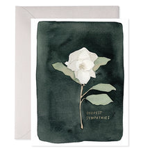Load image into Gallery viewer, White Flower Sympathy Card
