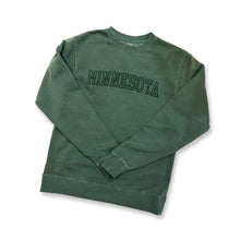 Load image into Gallery viewer, Embroidered MN SWEATSHIRT - Evergreen
