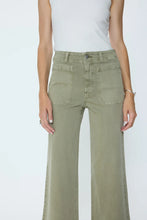 Load image into Gallery viewer, Zooey Patch Pocket Utility Pant - Slate Green
