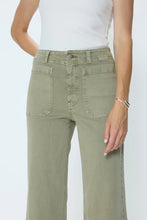 Load image into Gallery viewer, Zooey Patch Pocket Utility Pant - Slate Green
