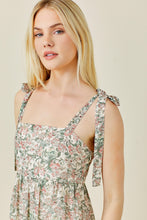 Load image into Gallery viewer, Floral Tie Shoulder Midi Dress
