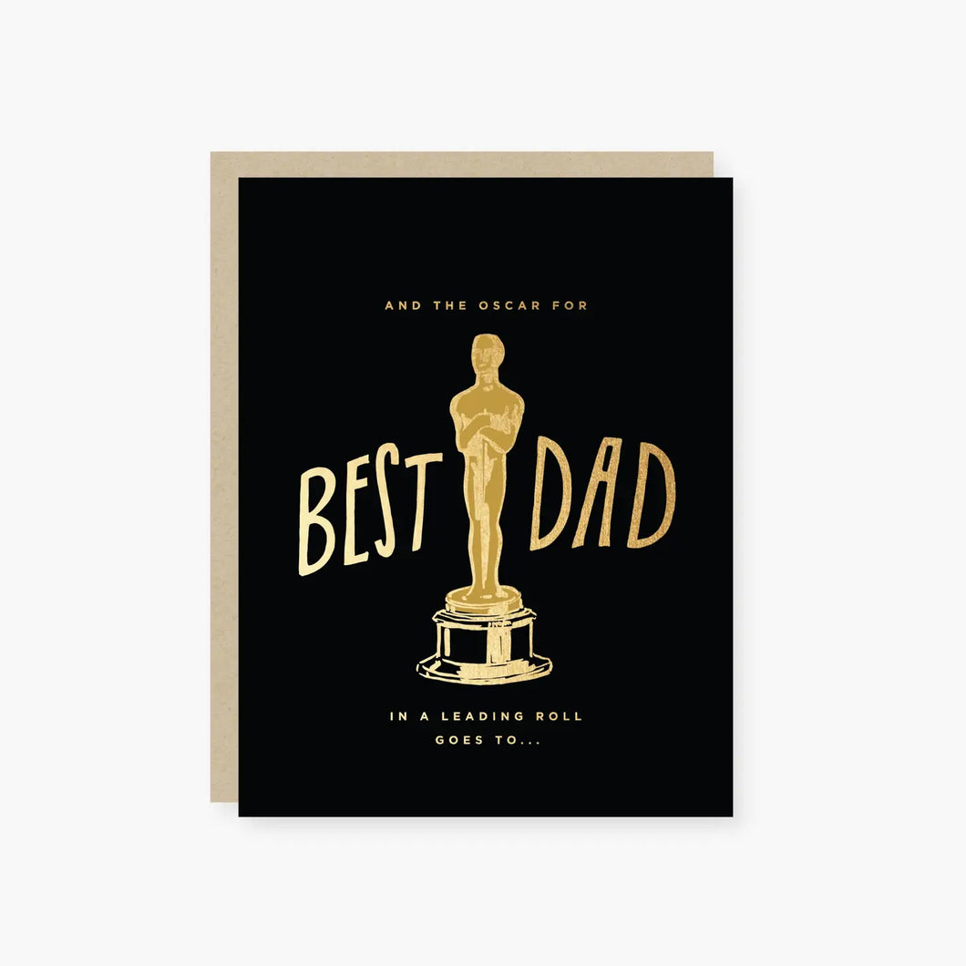 Oscar for Best Dad - Card
